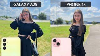 Samsung Galaxy A25 5G Vs iPhone 15 Camera Test Comparison