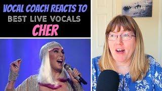 Vocal Coach Reacts to Cher Best LIVE Vocals