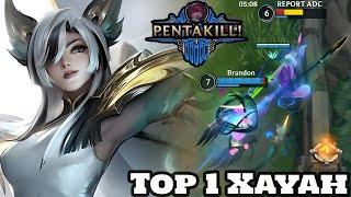 Wild Rift Xayah - (pentakill)Top 1 Xayah Gameplay "Xayah Main" Rank season 15