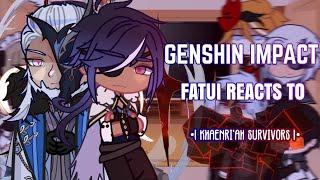  Genshin Impact Fatui Harbingers react to Khaenri'ah Survivors || Gacha Club