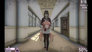 Yandere Simulator Edit clip #2 - walking down hallway with Osana Najimi’s head and Low Sanity