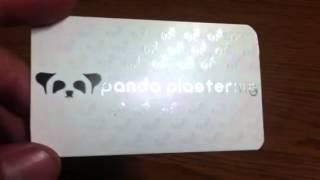 PANDA PLASTERING Aqua Foil / Spot UV Round Corners Business Card