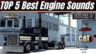  American Truck Simulator | TOP 5 BEST Engine Sounds [ATS 1.42/1.41] 4k