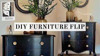 DIY FURNITURE FLIP | Living Room Transformation on a BUDGET//Part 2