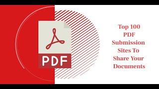 How to Use PDF Submission Sites to Get More Exposure