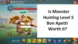 Lords Mobile: Monster Hunting Level 5 Bon Appeti - Is it worth it?