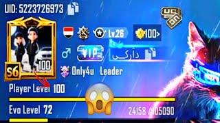 100 level Player in pubg Mobile Top 1 Id with #pubg