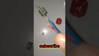 wire connect on dc motor.dc motor repair.#electronic #shorts