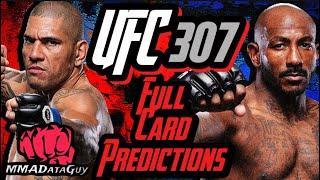 UFC 307 Full Card Predictions and Analysis