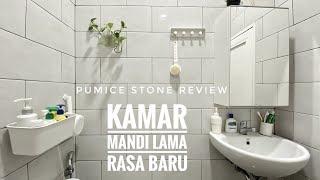 Bersih-Bersih Kamar Mandi - Clean with me || Review Pumice Stone - Tokped Shopee Haul