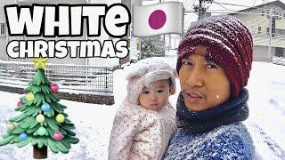 setelah 10 tahun di Jepang akhirnya salah satu impianku WHITE CHRISTMAS terwujud ...