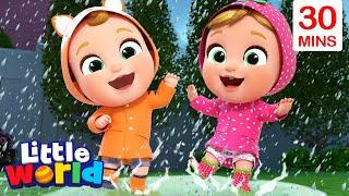 Rain Rain Go Away With Nina And Nico + More Kids Songs & Nursery Rhymes by Little World