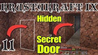 KK9|11|How to Make a Secret Hidden Door in Survival! (Easy & Simple) [Minecraft Bedrock & Java 1.20]