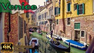 Venice Travel Walking Tour Through the City of Canals 4K (UHD)