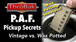 P.A.F. Pickup Secrets: No Wax vs. Wax Potted P.A.F. Shootout (You Decide!)