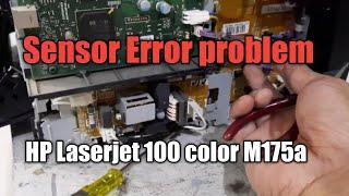 HP Laserjet 100 color MFP M175a Sensor Error