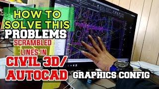 HOW TO SOLVE THIS PROBLEM SCRAMBLED LINES IN AUTOCAD | GRAPHICS CONFIG |AFTER HELPING | FOOD TREAT