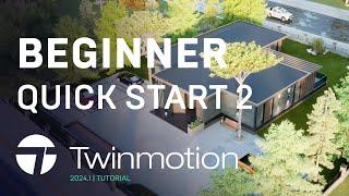 Twinmotion 2024.1 | Quick Start for Beginners Part 2/4 | Plant - Paths