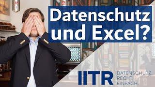 DSGVO: Excel und der Datenschutz - Was ist zu beachten? #DSGVO #datenschutz