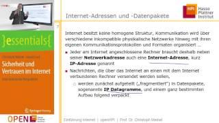 openHPI Kurs "Sichere Email", Woche 1, Kapitel 1 - Einführung Internet