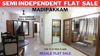 semi-independent resale flat sale in chennai madipakkam/semifurnished flat #youtube