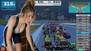 NOT the race I expected.... !!!  Zwift Racing League
