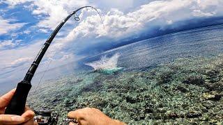 Light tackle fishing in the tropics of Indonesia