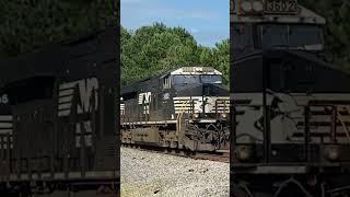 Nice hornshow from Ns 15R #norfolksouthern #tier4 #gevo #railfan #hornshow #shorts #columbiasc