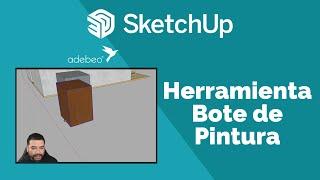 14 Tutorial Sketchup: Herramienta bote de pintura