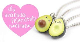 DIY Avocado Friendship Necklace/charms ! | Kawaii Friday