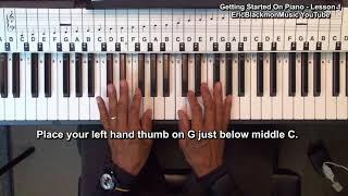 EEMusicLIVE Piano Lesson #1 - Getting Started On Piano - Things To Know