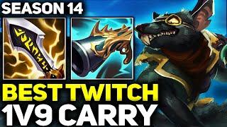 RANK 1 BEST TWITCH IN THE WORLD 1V9 CARRY GAMEPLAY! | League of Legends