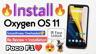 Poco F1 | Install Oxygen OS 11 | Android 11 | OnePlus 7 Port | IR Face Unlock | Smooth Gaming Exp.