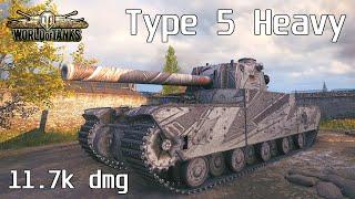 Type 5 Heavy, 11.7K Damage, 5 Kills, Ensk - World of Tanks