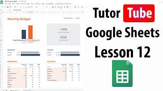 Google Sheets Tutorial - Lesson 12 - Auto Fill Data