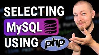 24 | Selecting Data Using PHP From Your Website! | 2023 | Learn PHP Full Course For Beginners