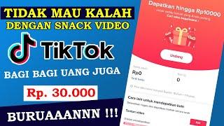 Saingi Snack Video, TIKTOK Buka Event Bagi Duit Juga 30.000 Perhari