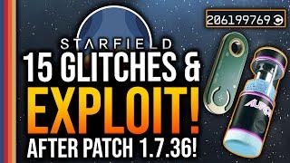 Starfield - 15 GLITCHES! Infinite XP & Money Glitch! AFTER PATCH 1.7.36! (Best Money Exploit)