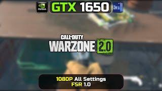 GTX 1650 | Call of Duty: Warzone 2.0 | 1080P | All Settings | FSR 1.0