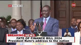President William Ruto address the nation, State House, Nairobi. [FULL SPEECH]