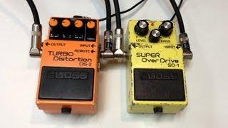 MIJ Boss DS-2 vs 1982 Boss SD-1 Super Overdrive