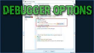 CHEAT ENGINE - Debugger Options