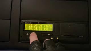 How to make a manual entry on your tachograph, Latest Version for 2021