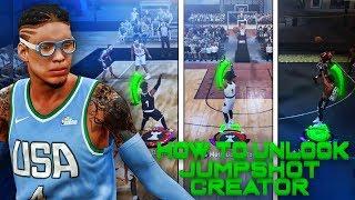 FASTEST WAY TO UNLOCK JUMPSHOT CREATOR IN NBA 2K20!!  HOW TO UNLOCK JUMPSHOT CREATOR TUTORIAL!!