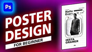 How to Design an Instagram Poster in Photoshop | Step-by-Step Tutorial | TUTORIAL FOR BEGINNER !