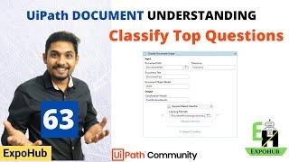 UiPath Interview Questions#63 | UiPath Document Understanding  | ExpoHub | By Rakesh