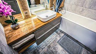 КАК СДЕЛАТЬ Дизайн ванной комнаты - ПРОСТОЙ СПОСОБ | Идеи для ремонта  в ванной из PINTEREST