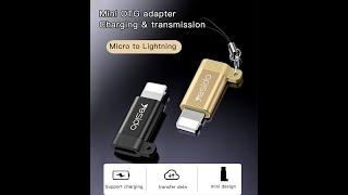 YESIDO Mini Adapter Type-C USB C to Micro convertor data OTG adapter