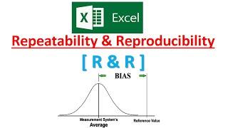 MAKE GAUGE R&R IN EXCEL / REPEATABILITY & REPRODUCIBLE FORMULA  & STUDY