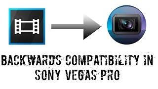 How to edit Sony Vegas Pro 13 Projects in Vegas pro 11 (Backwards compatibility)